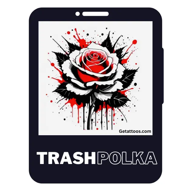 Trash Polka Tattoo
